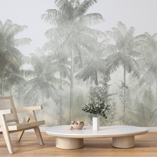 Zidni mural Palm i magla