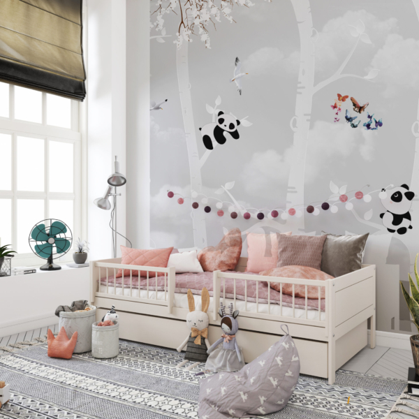 Zidni mural Panda na drveću