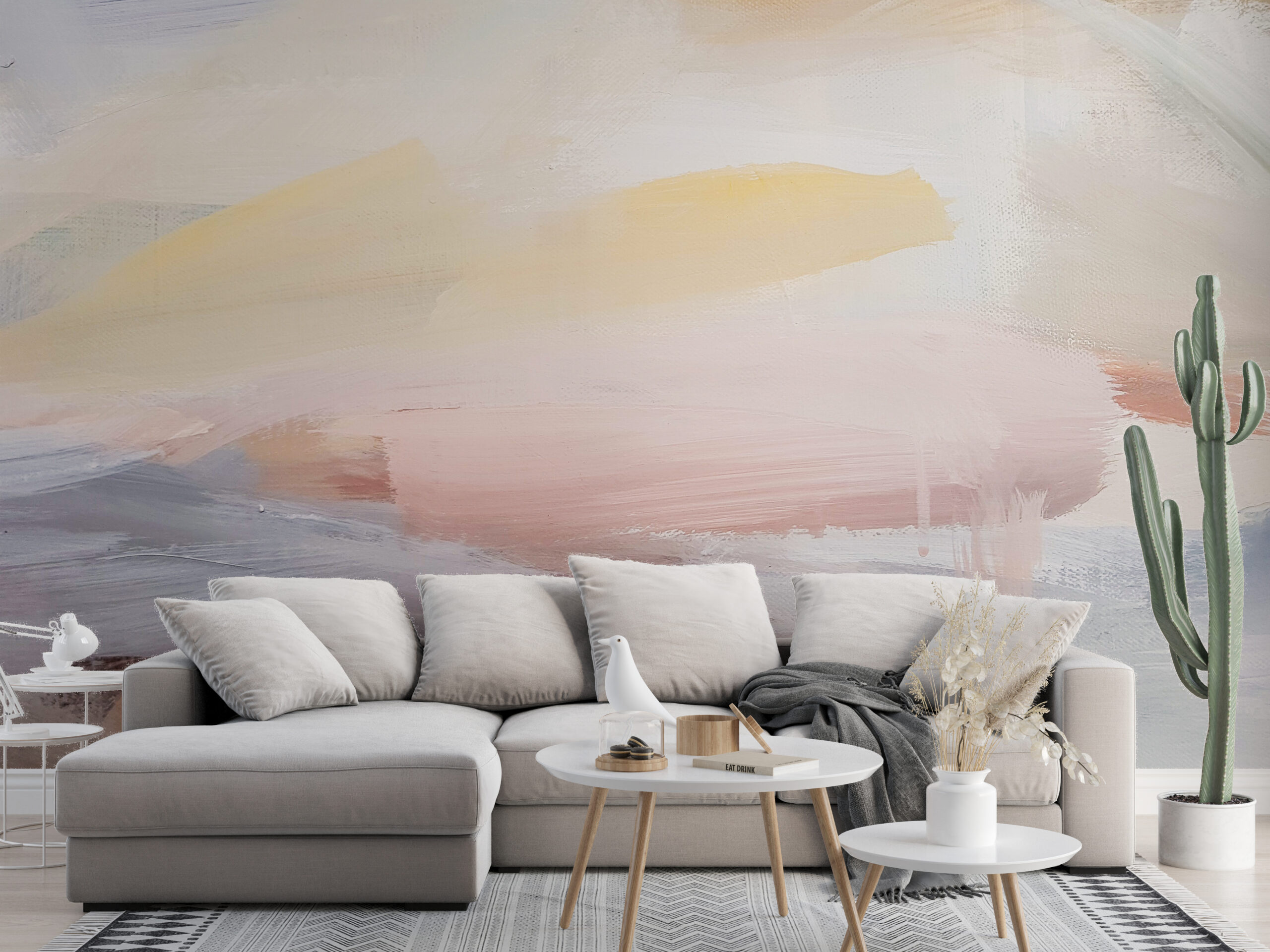 Zidni mural Pastel Lines