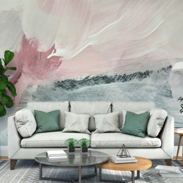 Zidni zidni zid oslikanim kistom