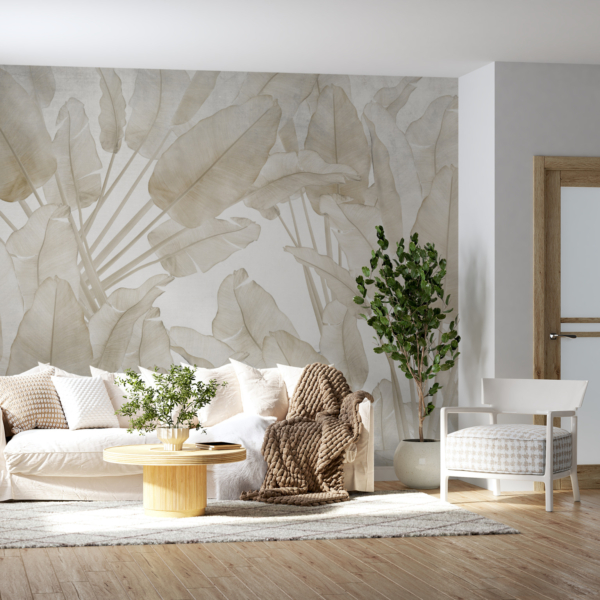 Zidni mural Plumes of Light Leaves