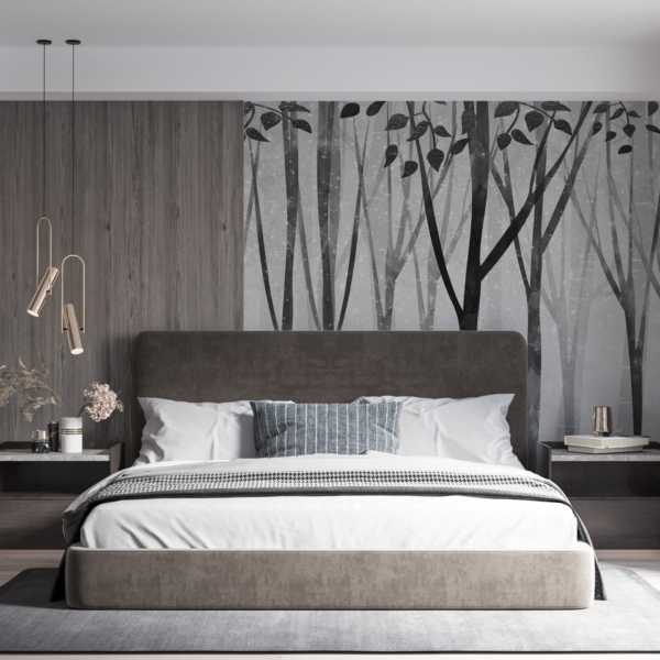 Zidni zid stabala stabala