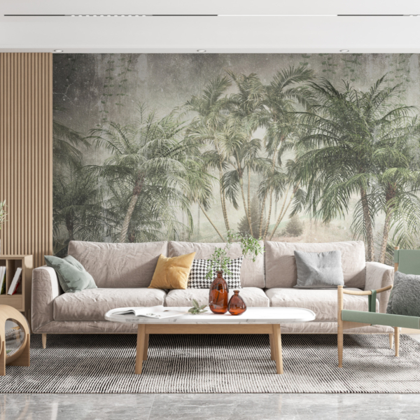 Retro razglednica sa zidnog zida Tropi