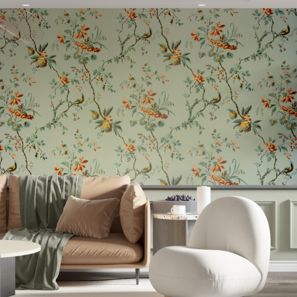 Zidni mural Narančasto cvijeće