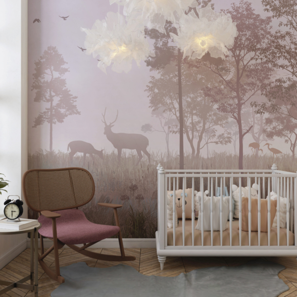 Zidni mural Jutro u šumi