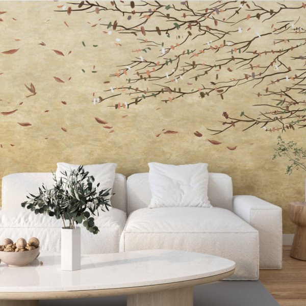 Zidni mural Jesenski dah vjetra