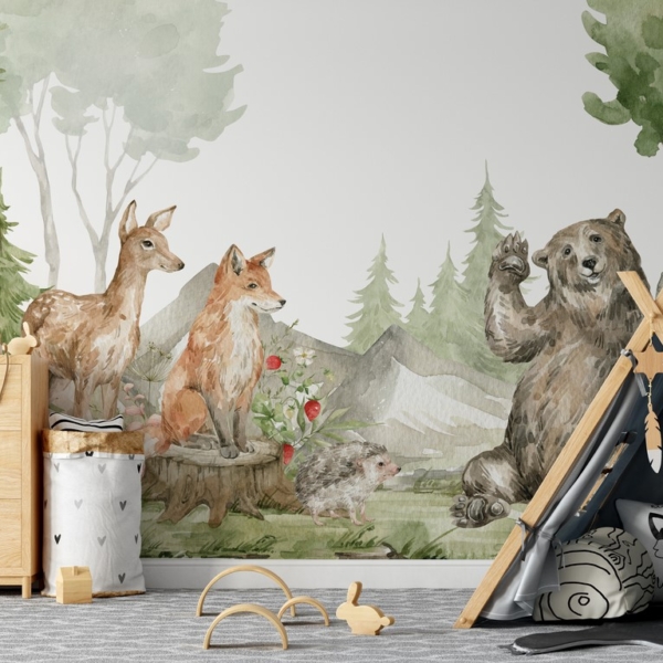 Zidni mural Teddy Bear’s Greetings