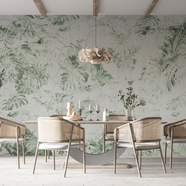 Foto tapeta Utrljani cvjetni motiv