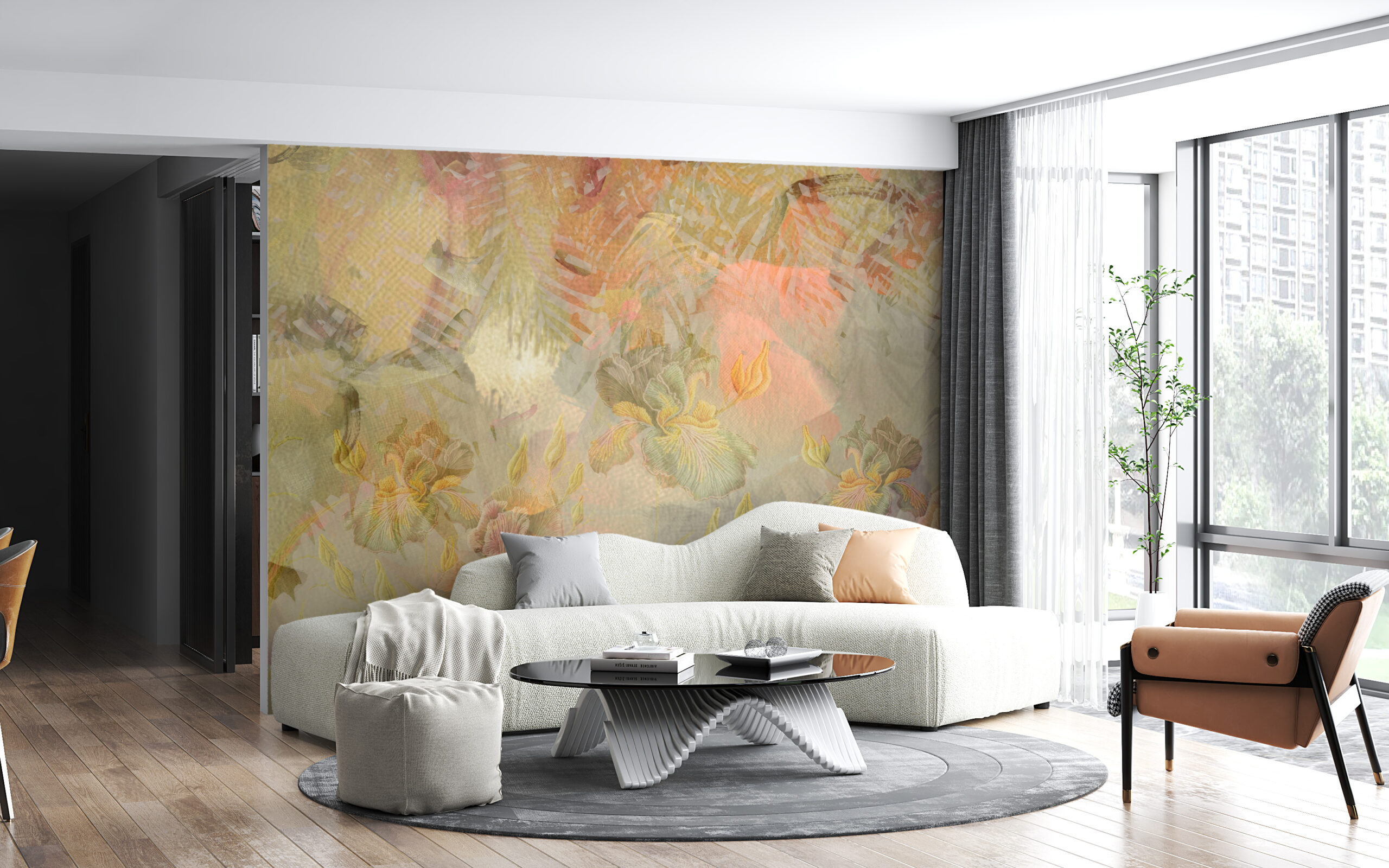 Zidni mural Cvijeće raja