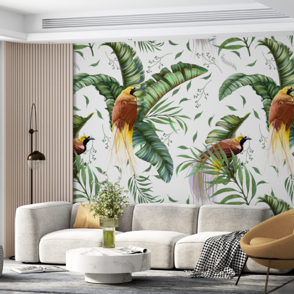 Zidni mural Rajske ptice