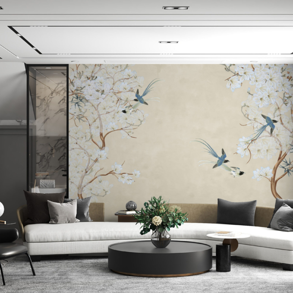 Zidni mural Rajske ptice