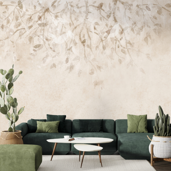 Biljka u toplim bojama fototapeta