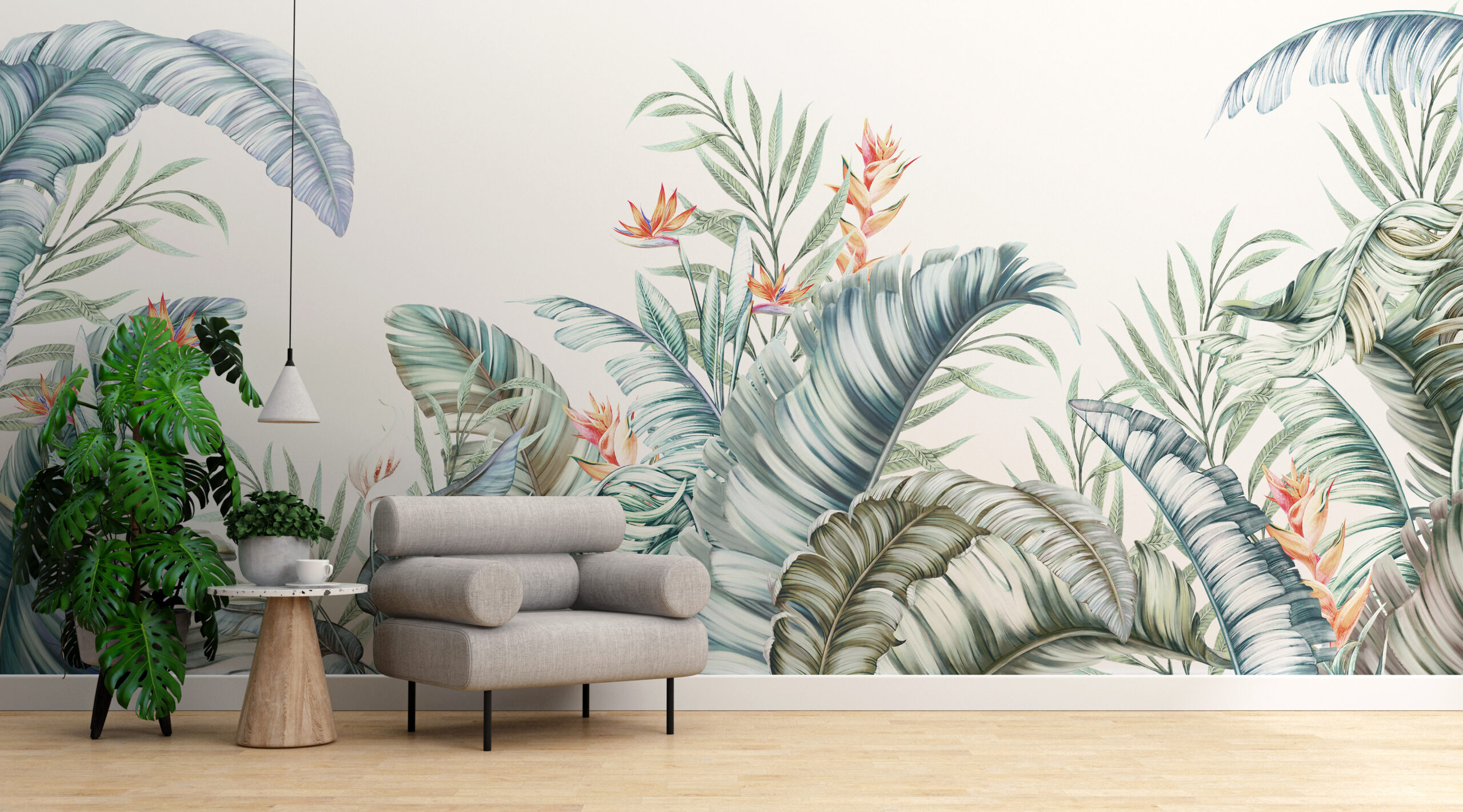 Cvjetna zidna grafika