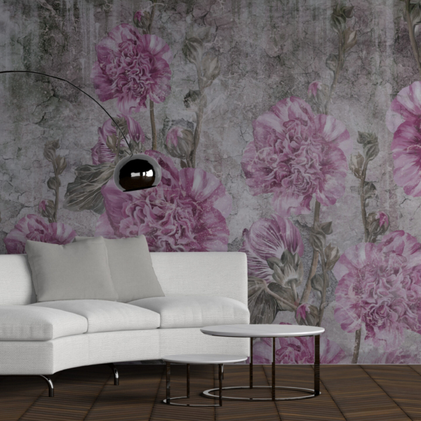 Zidni mural Ružičasti karanfili