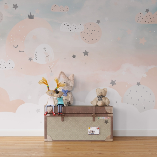 Zidni mural Pink Moon