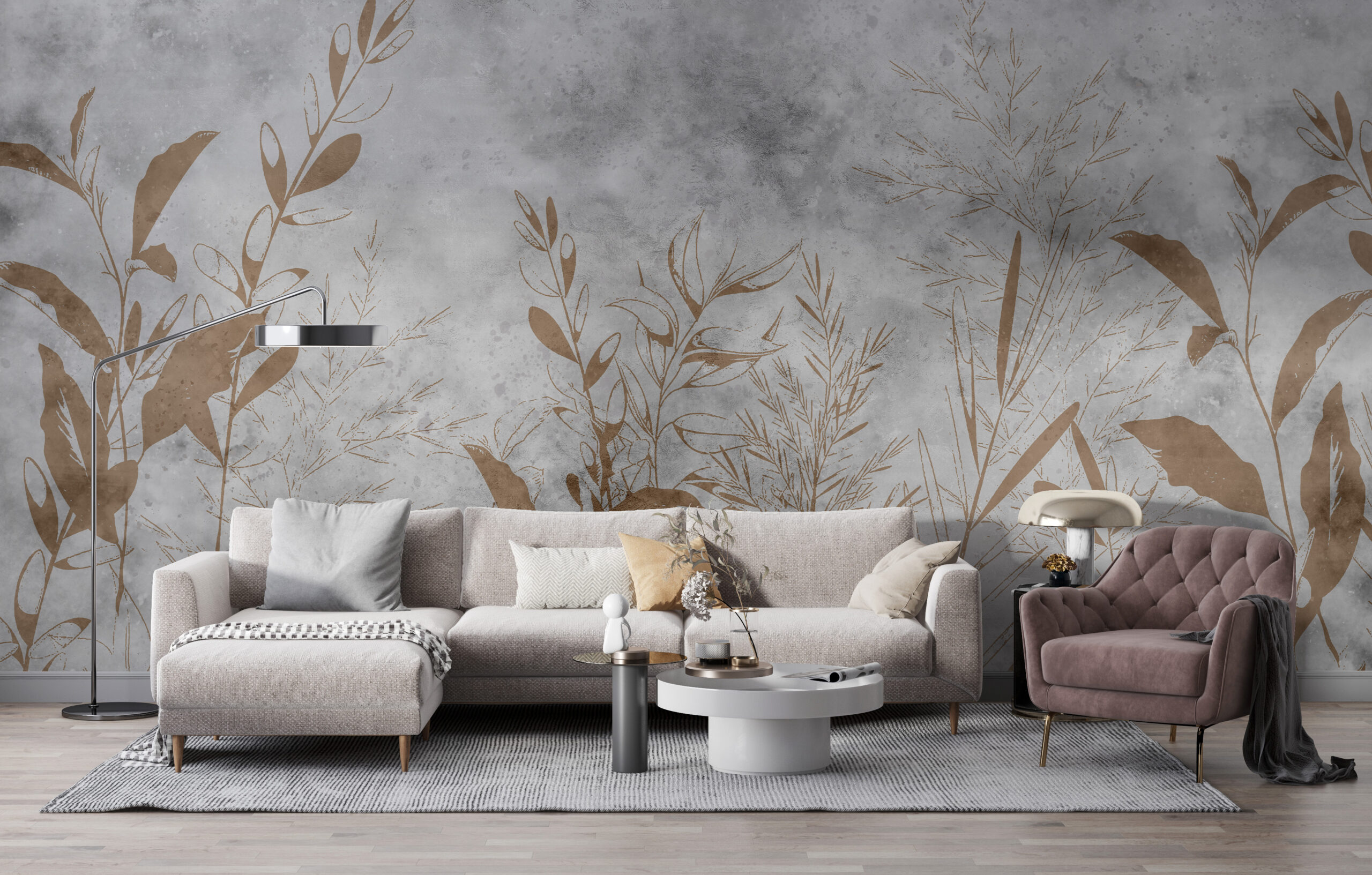 Zidni mural za crtanje biljaka