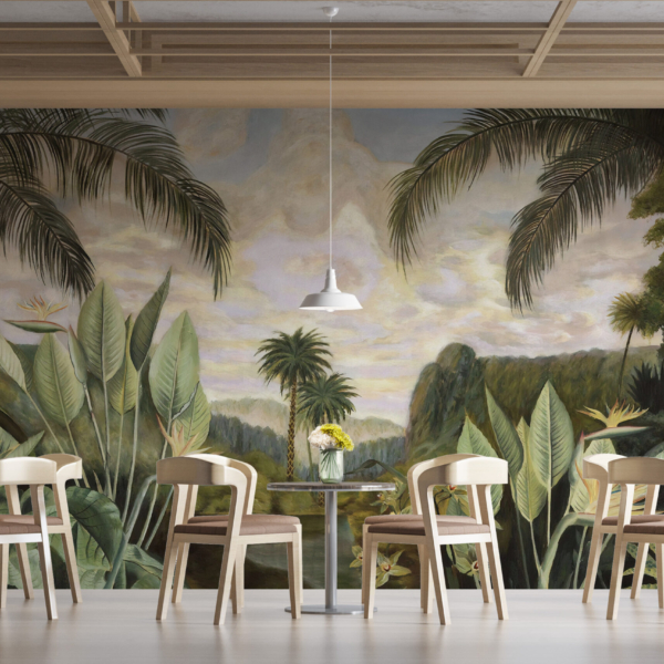 Zidni mural Tropska rijeka