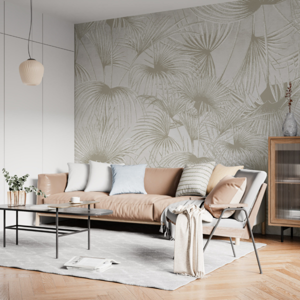 Zidna slika Bež palma