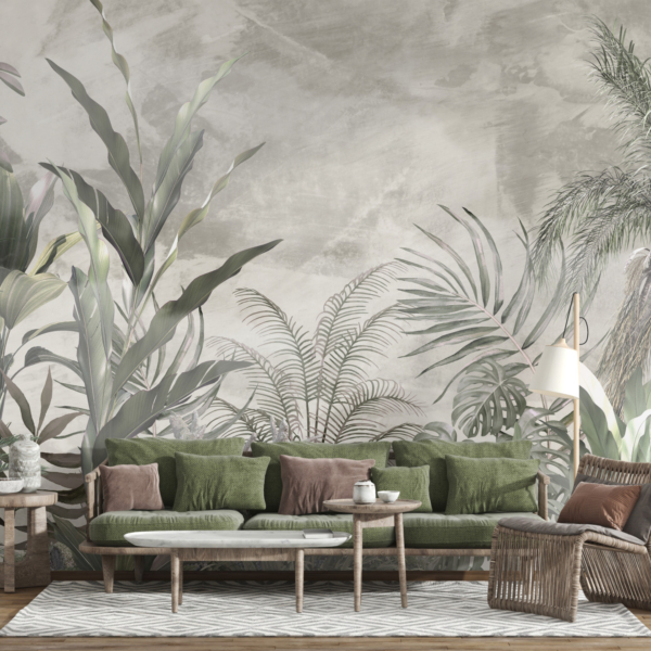 Zidni zid Egzotične biljke