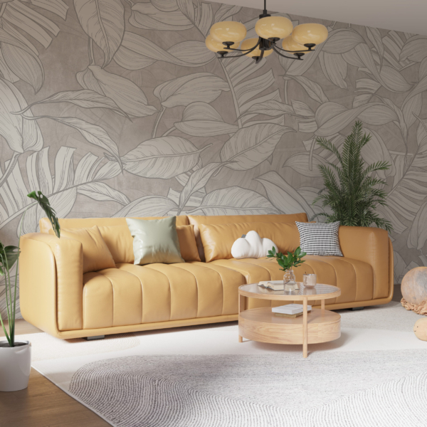 Zid od svjetlosnog lišća zidni zid