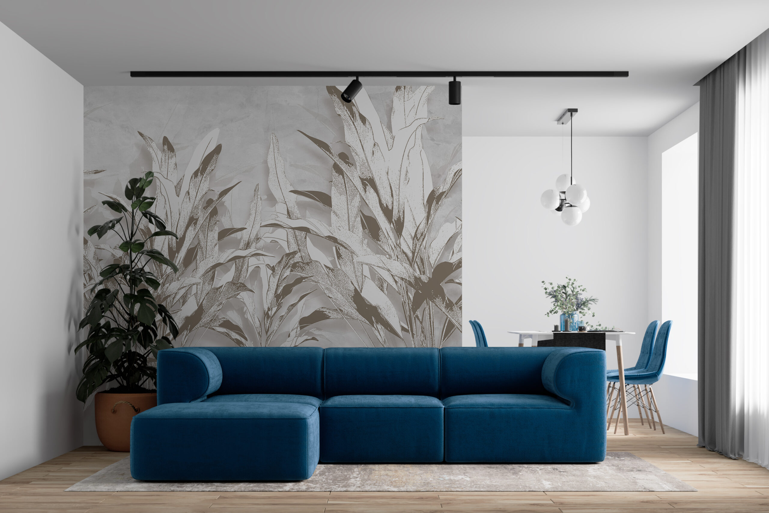 Zidni mural Zid biljaka