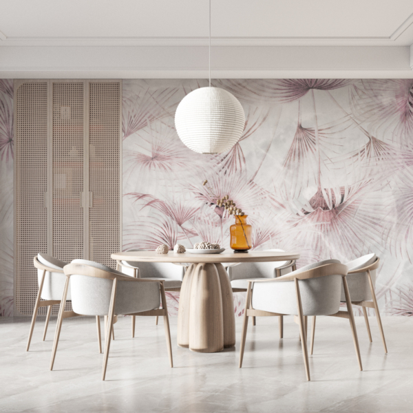 Zidni mural Ružičasto lišće