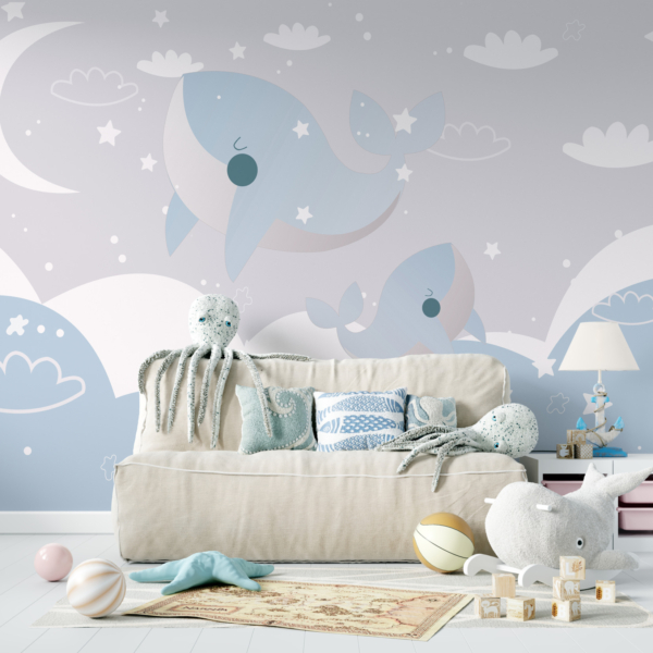 Zidni mural Dream Whales