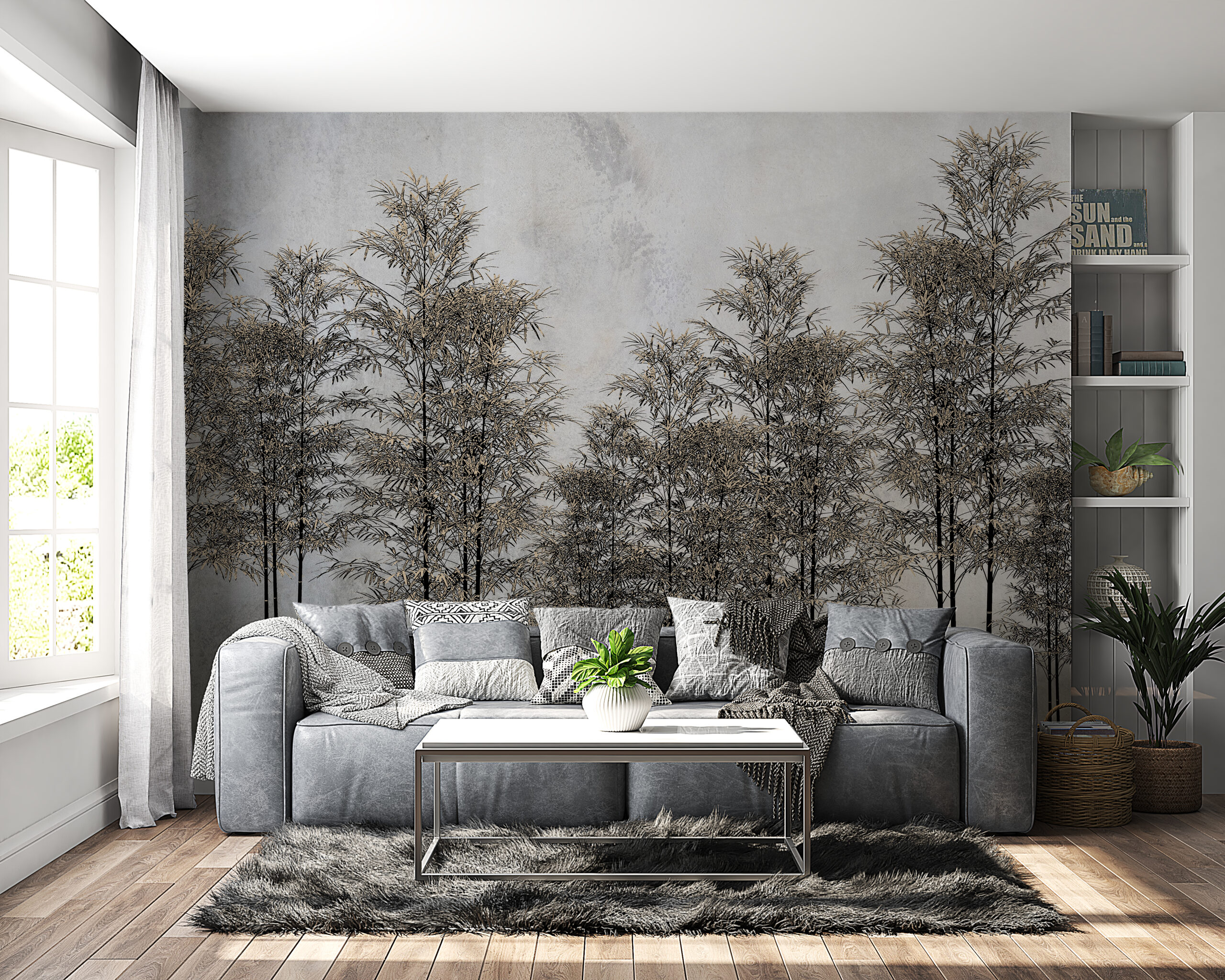 Zidni mural Slender Forest