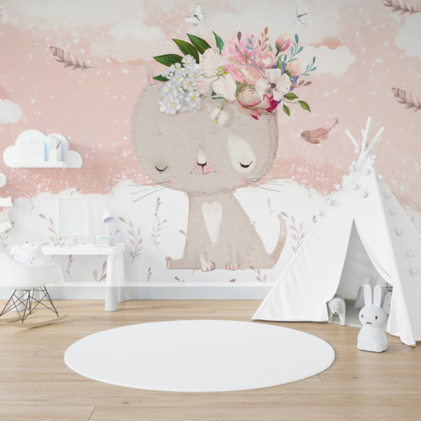 Zidni mural Sleeping Kitten