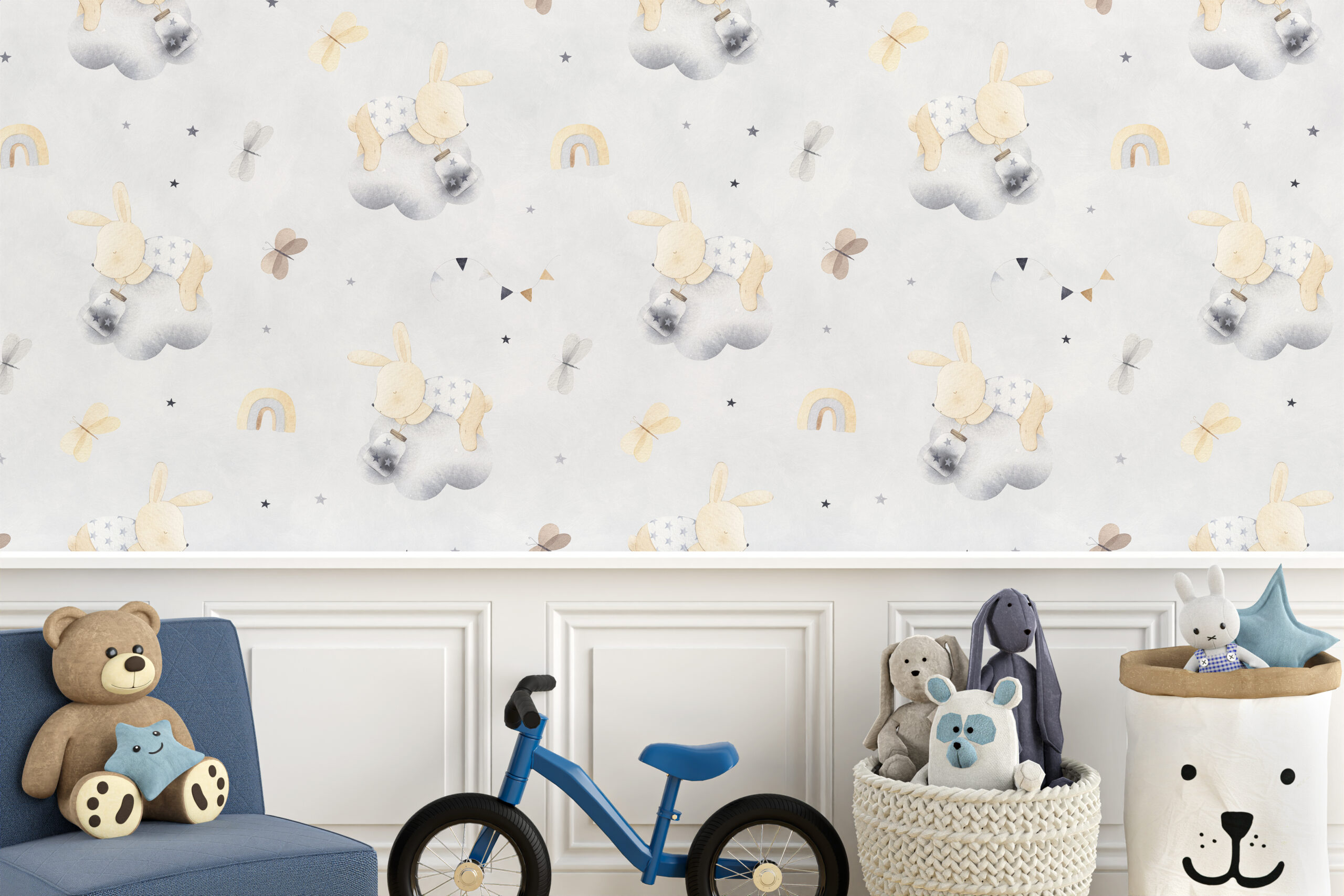 Zidni mural Uspavani zeko