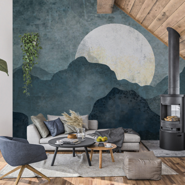 Zidni mural Silver Moon