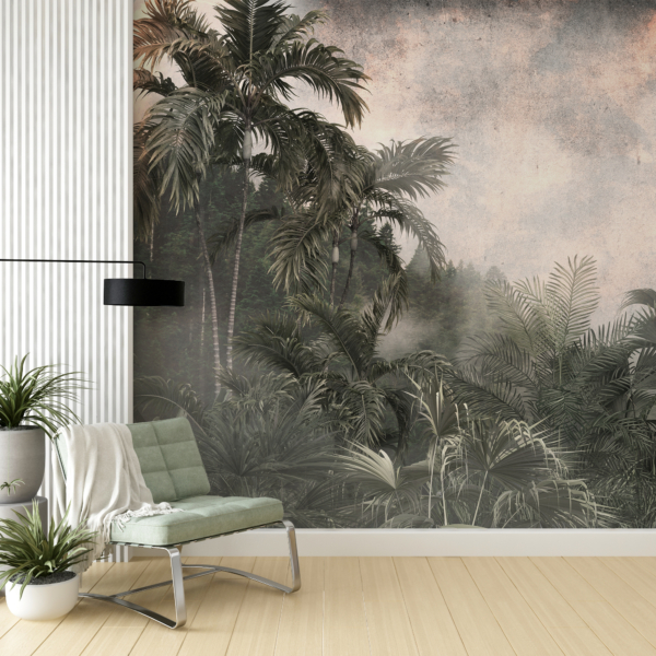 Zidni mural Zora na egzotičnom otoku