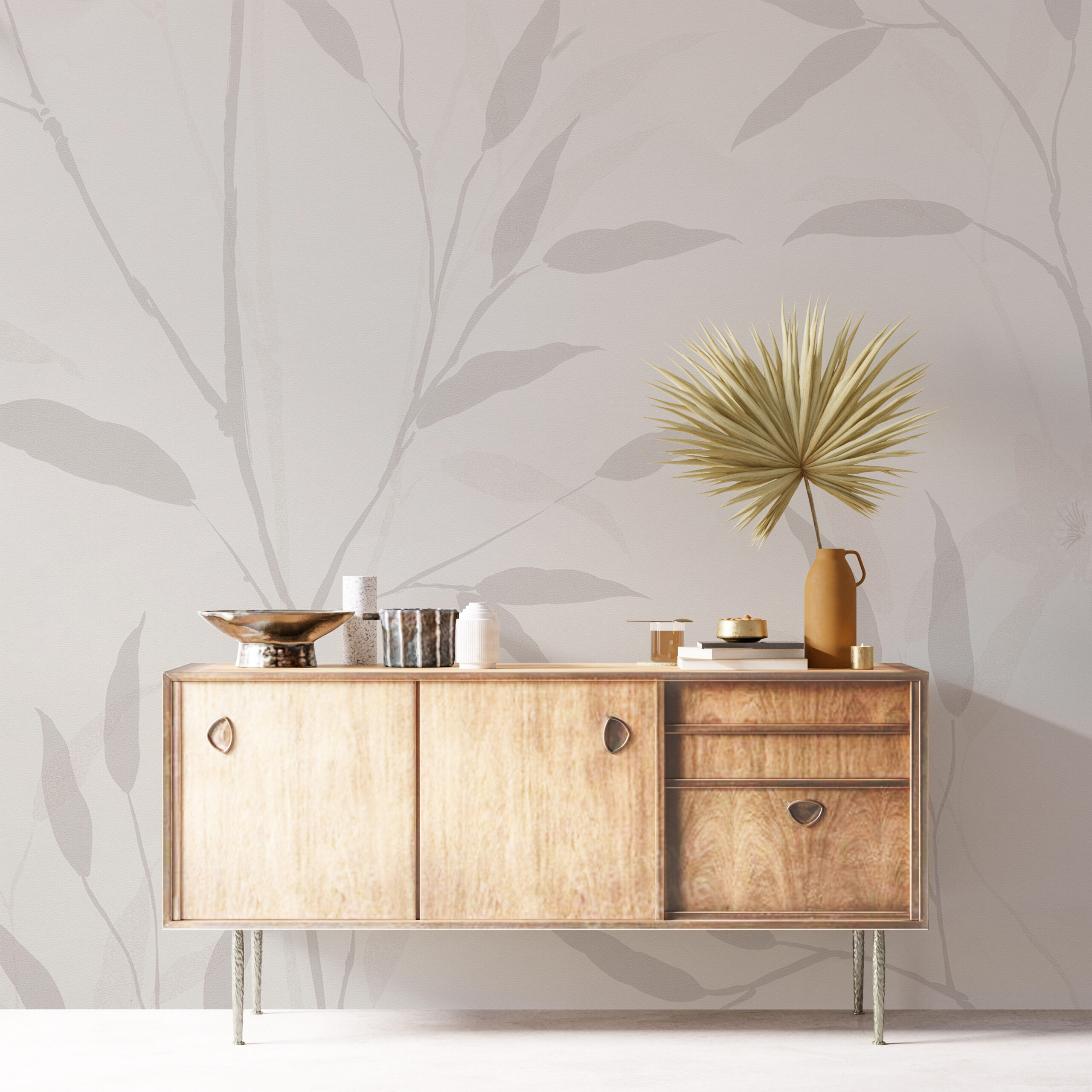 Zidni mural Siva biljka