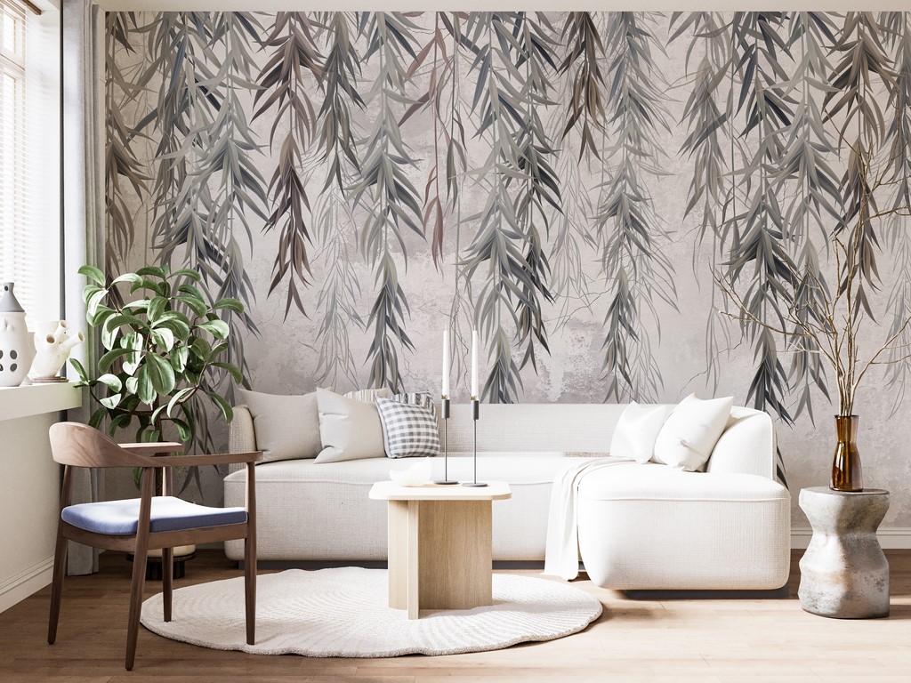 Pozadina Sive grančice vrbe