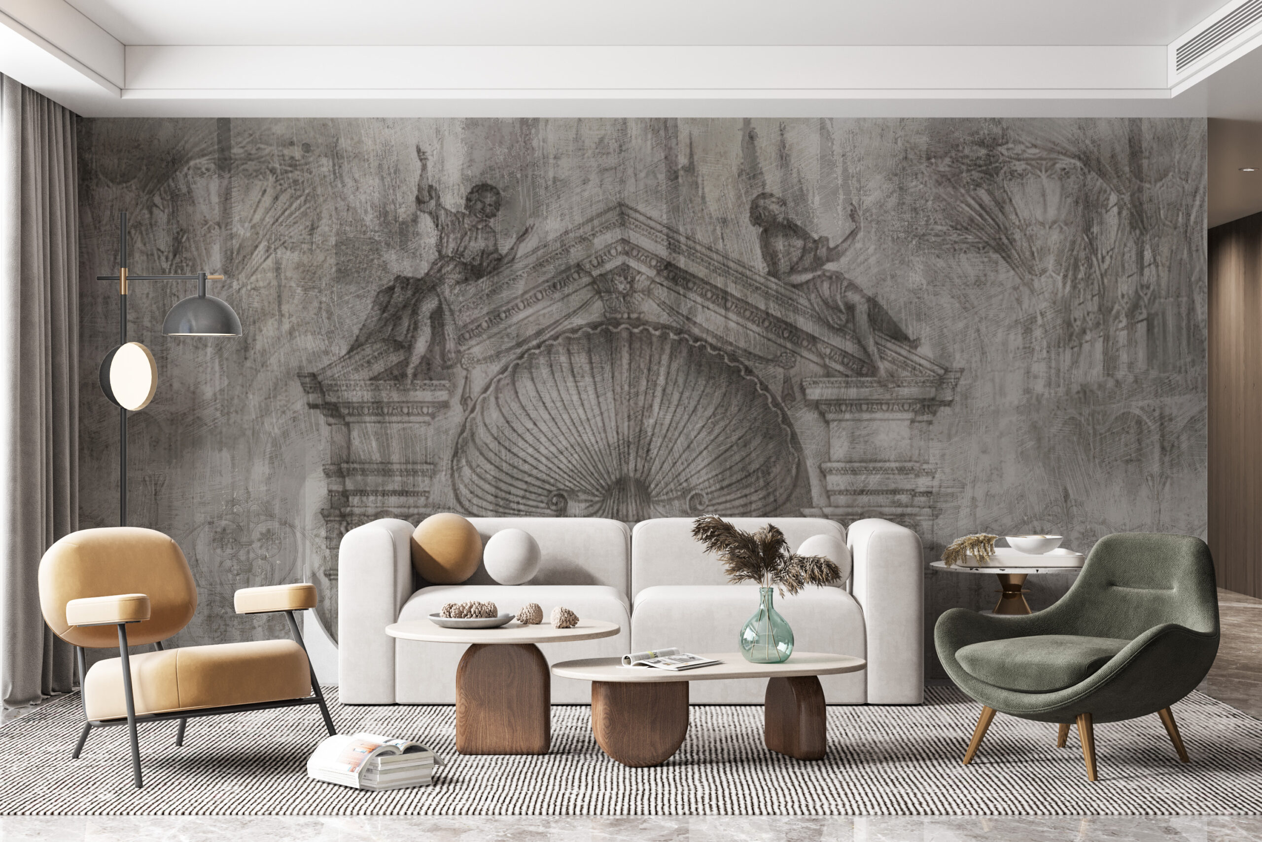 Zidni zidni zid Barokna umjetnost