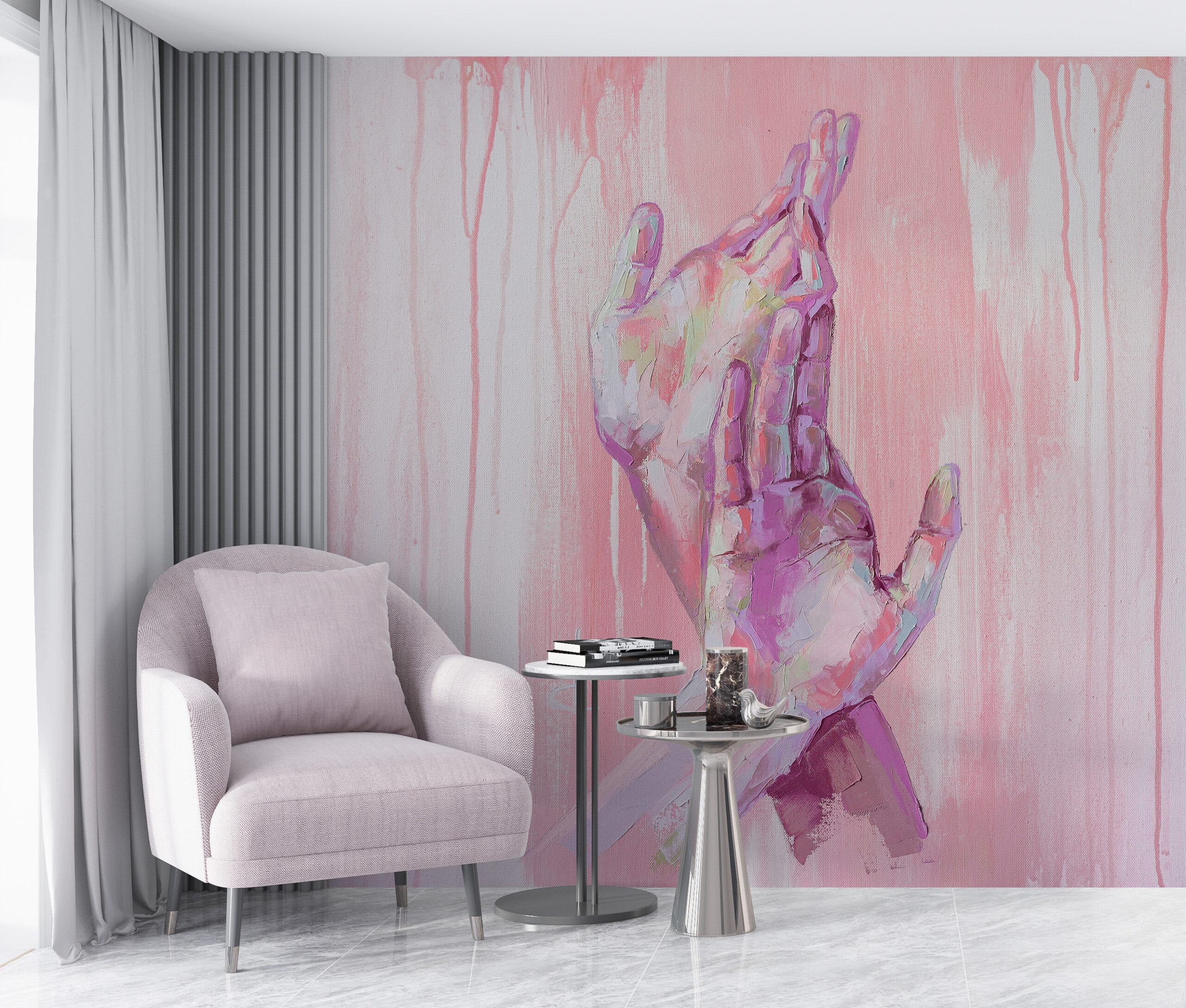 Zidni mural Hand Dance