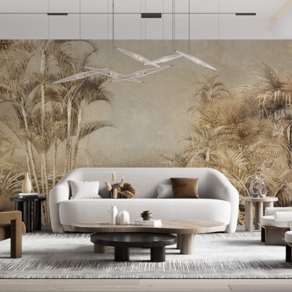 Zidni mural Sepia Tropical Jungle