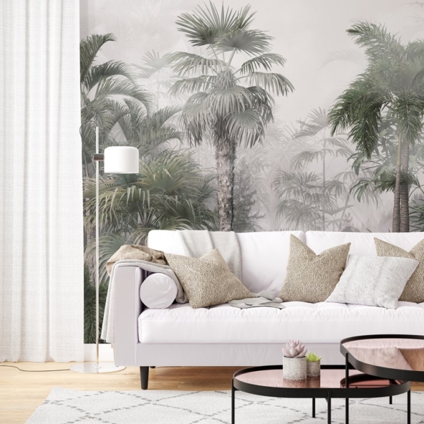 Zidni mural Tropsko u magli