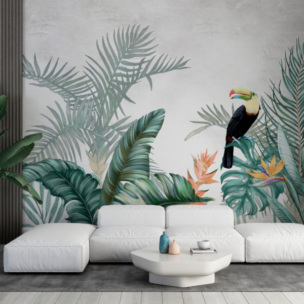 Foto tapete tukani u lišću