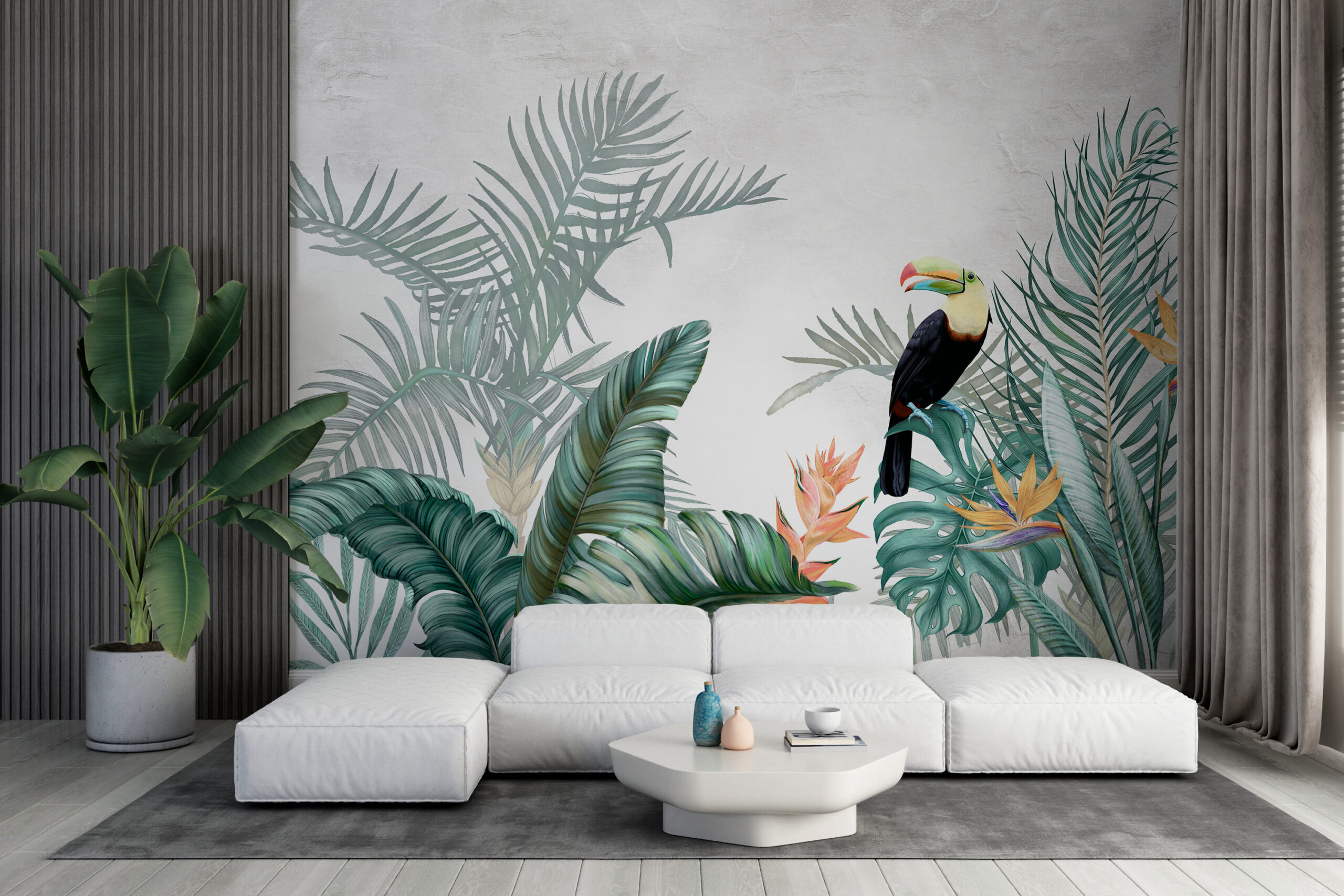 Foto tapete tukani u lišću