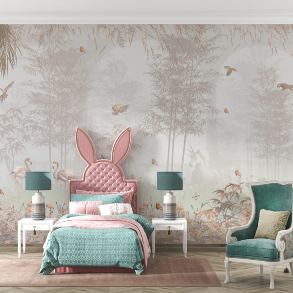 Zidni mural Skriveni jednorog