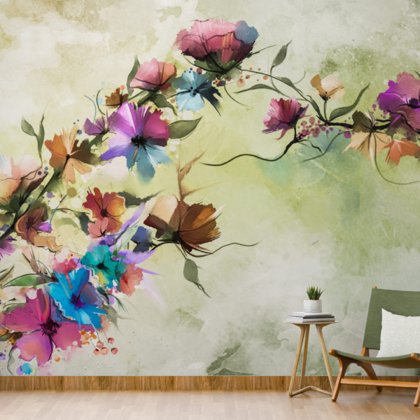 Zidni mural Cvjetna grančica