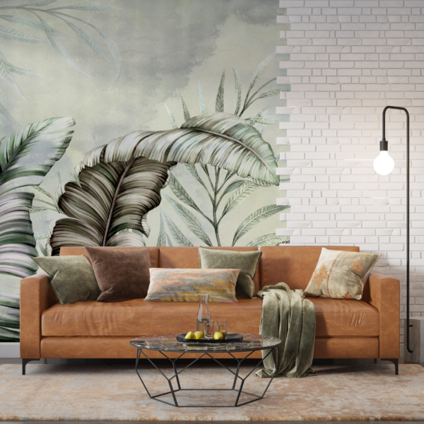 Mural u šikari dugog lišća