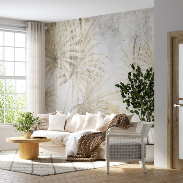 Zidni mural u ljubiteljima lišća