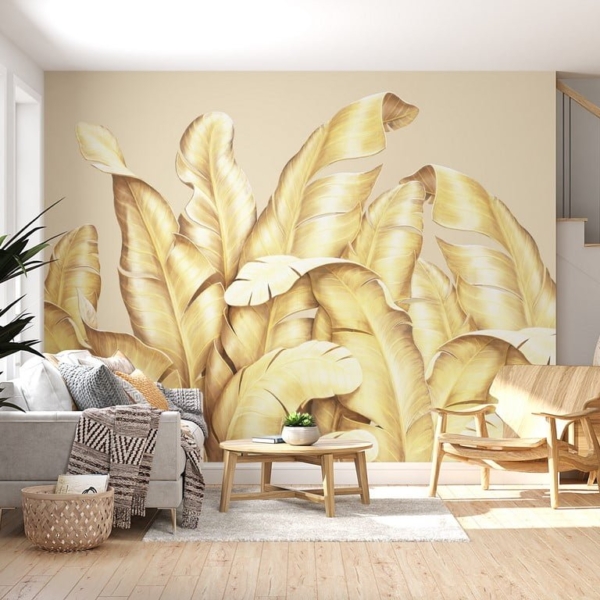 Zidni mural Zlatno lišće