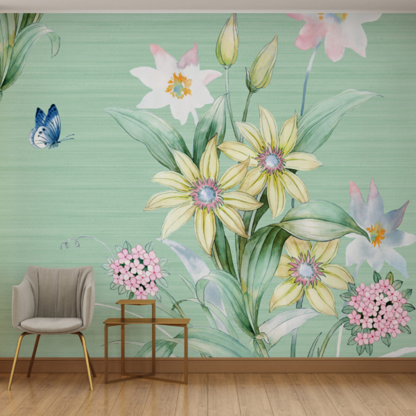 Zidni mural Veseli buket