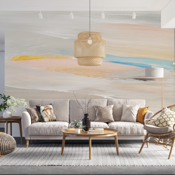 Zidni mural večernjeg neba