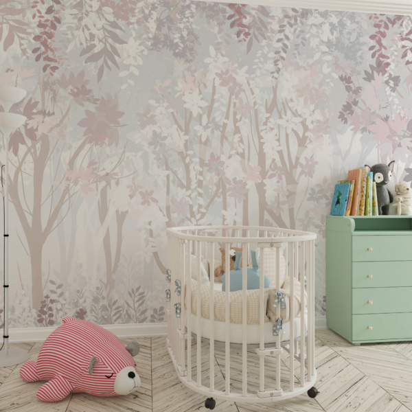 Zidni zid proljetne šume