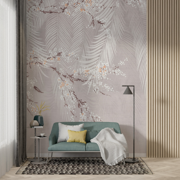 Zidni zidni zid Proljeće u sivom