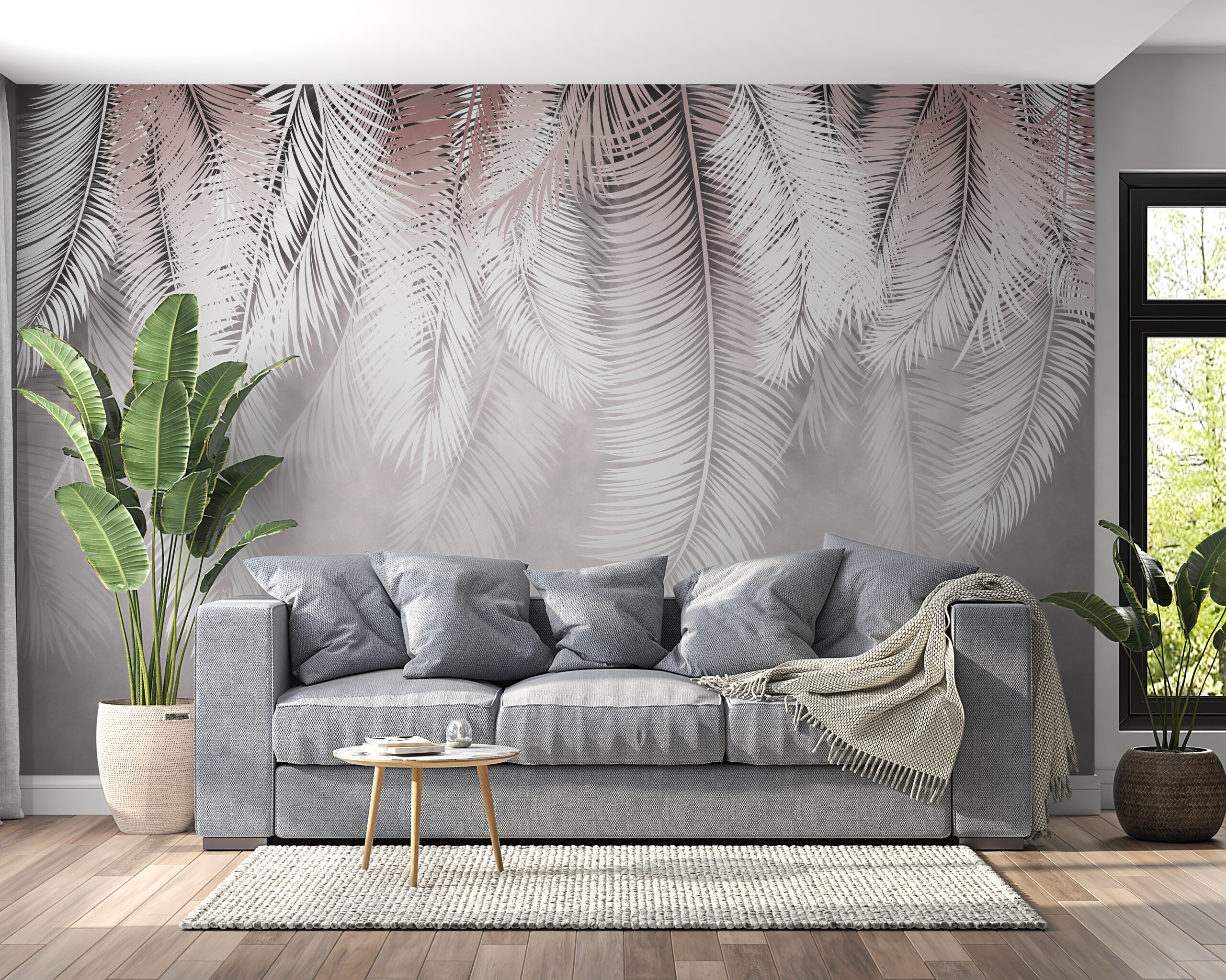 Zidni mural Viseće lišće